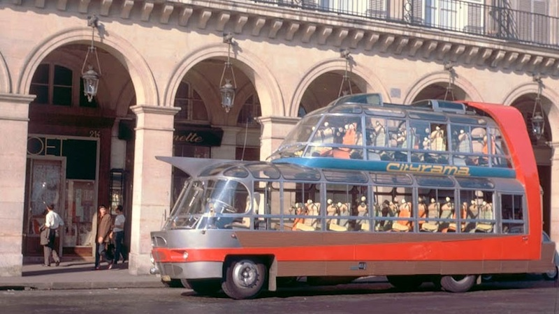 Illustration for article titled Sleek and Sexy Bus Concepts from the Future that Never Was